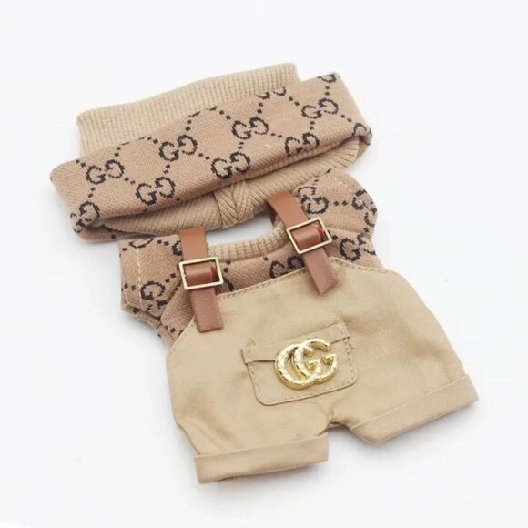 NO DOLL-Clothing Fits-For-Labubu. Hat & Top + Bag Doll Clothes - Picture 3 of 4